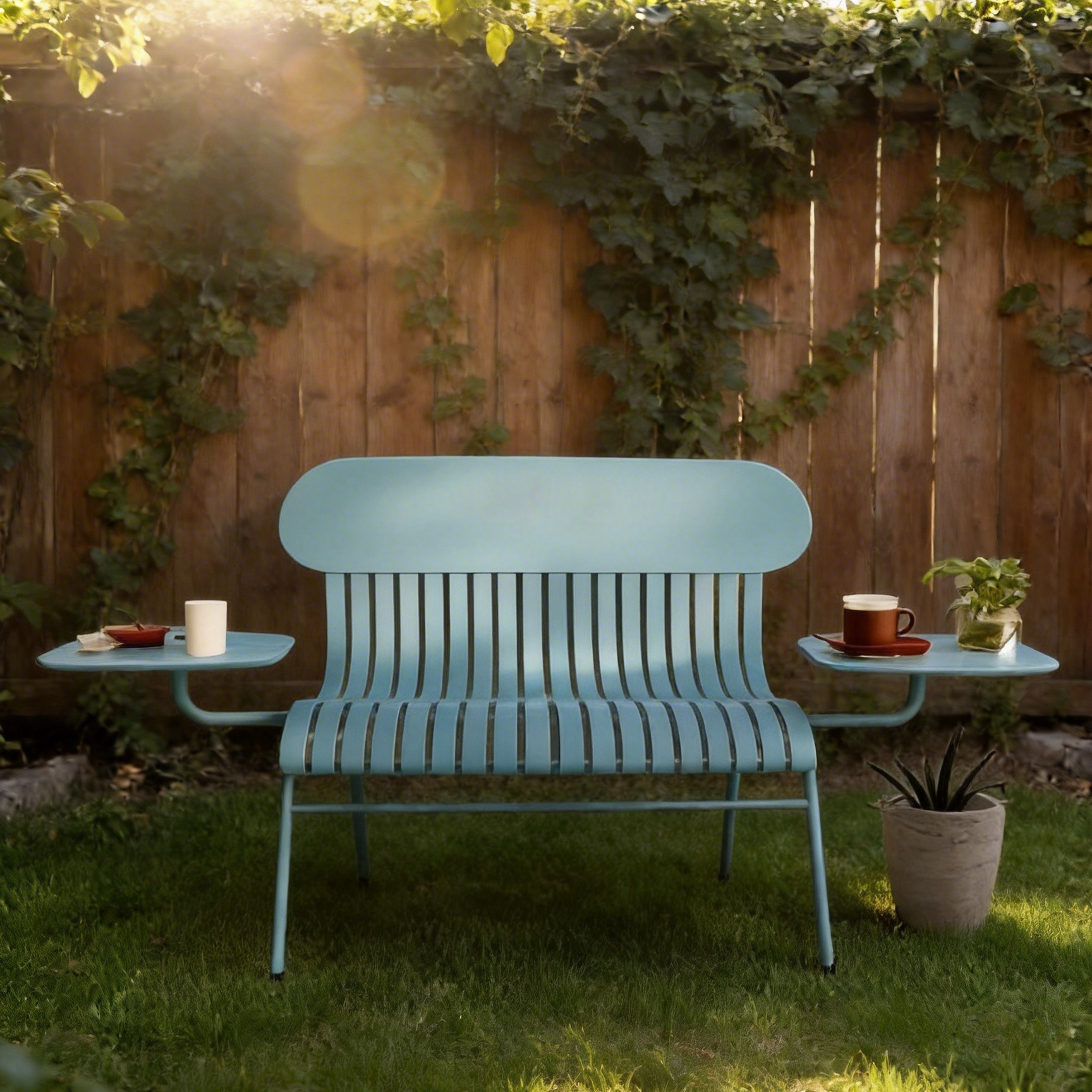 HYS Outdoor Double Chair Milk  – Coffee Tea Garden recenzja i cena