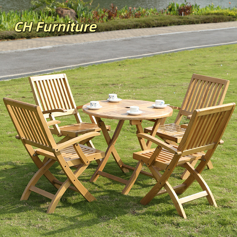 Outdoor Folding Tables And Cha – Coffee Tea Garden recenzja i cena