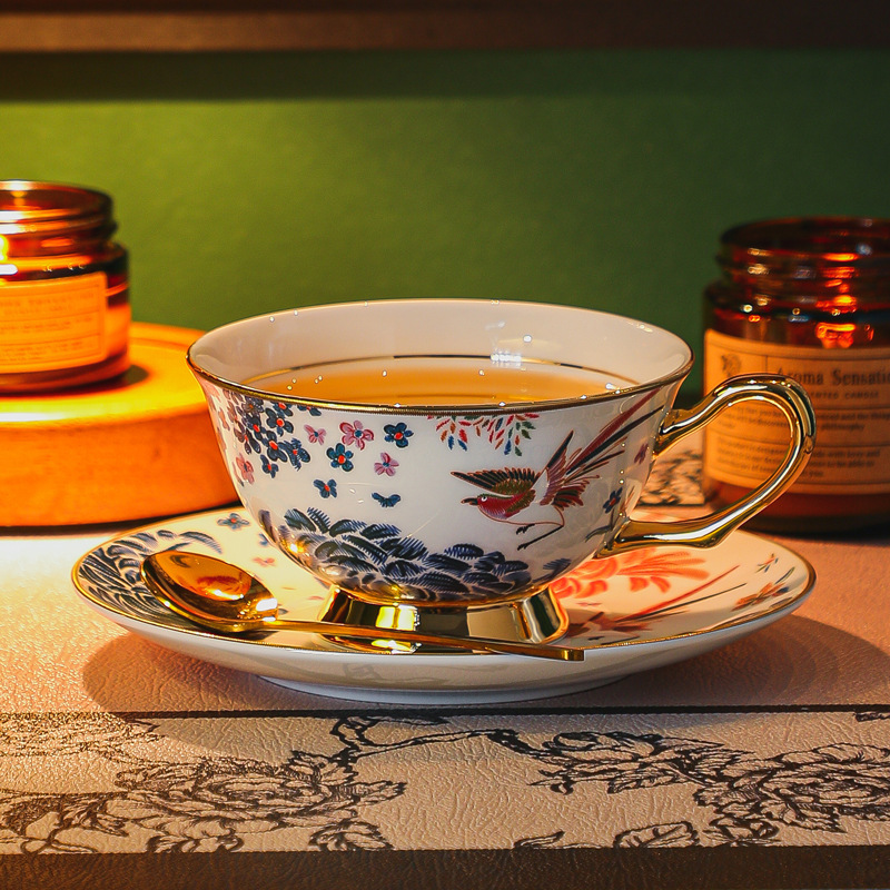 European retro bone China coff – Coffee Tea English recenzja i cena
