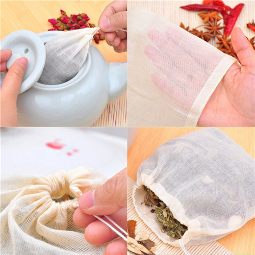 1pc/10Pcs Cotton Tea Bags Musl – Coffee Tea Garden recenzja i cena