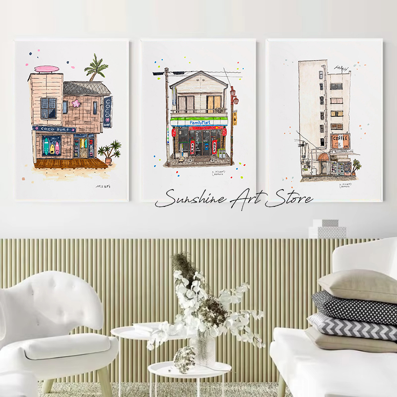 Traditional Japanese Building  – Coffee Tea Poster recenzja i cena