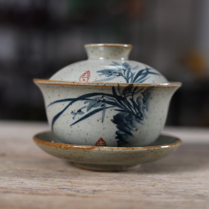 Handpainted Chinese Sancai Gai – Gongfu Tea Set recenzja i cena