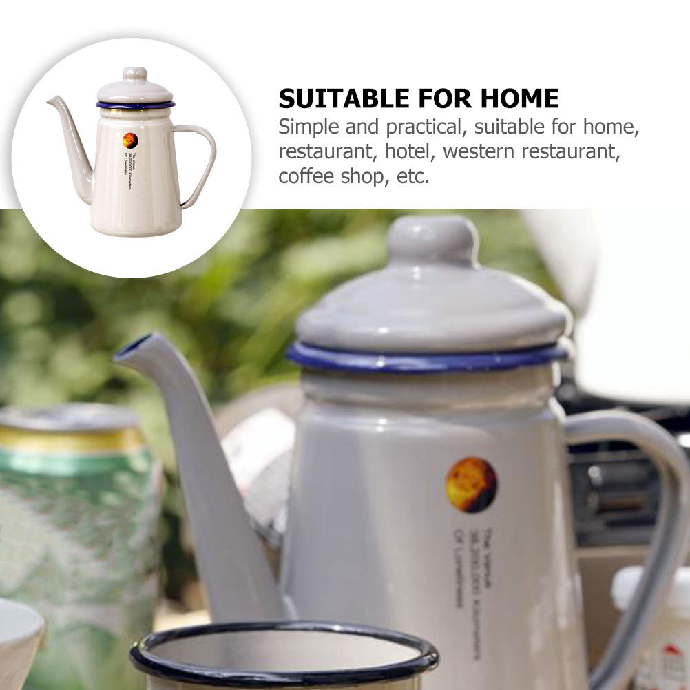 Handled Enamel Coffee Pot Hand – Coffee Tea Home recenzja i cena