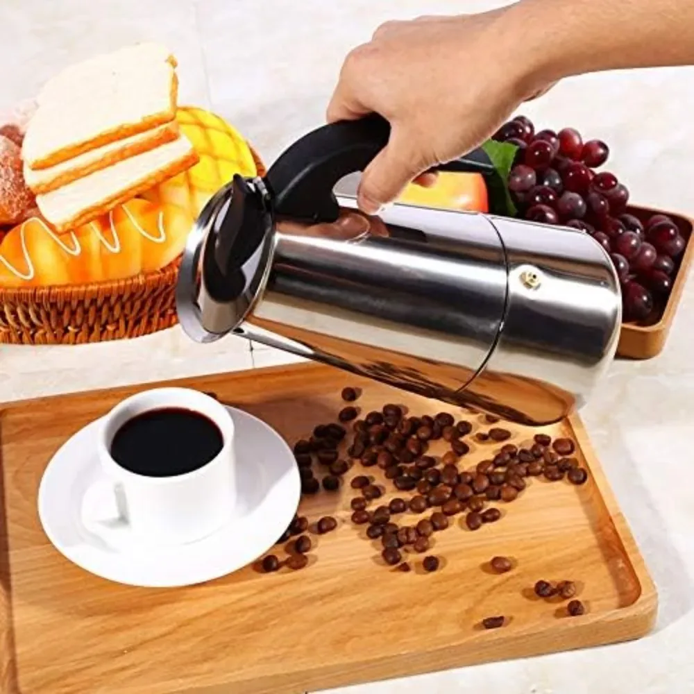 Mocha Coffee Pots Stainless St – Coffee Tea Home recenzja i cena