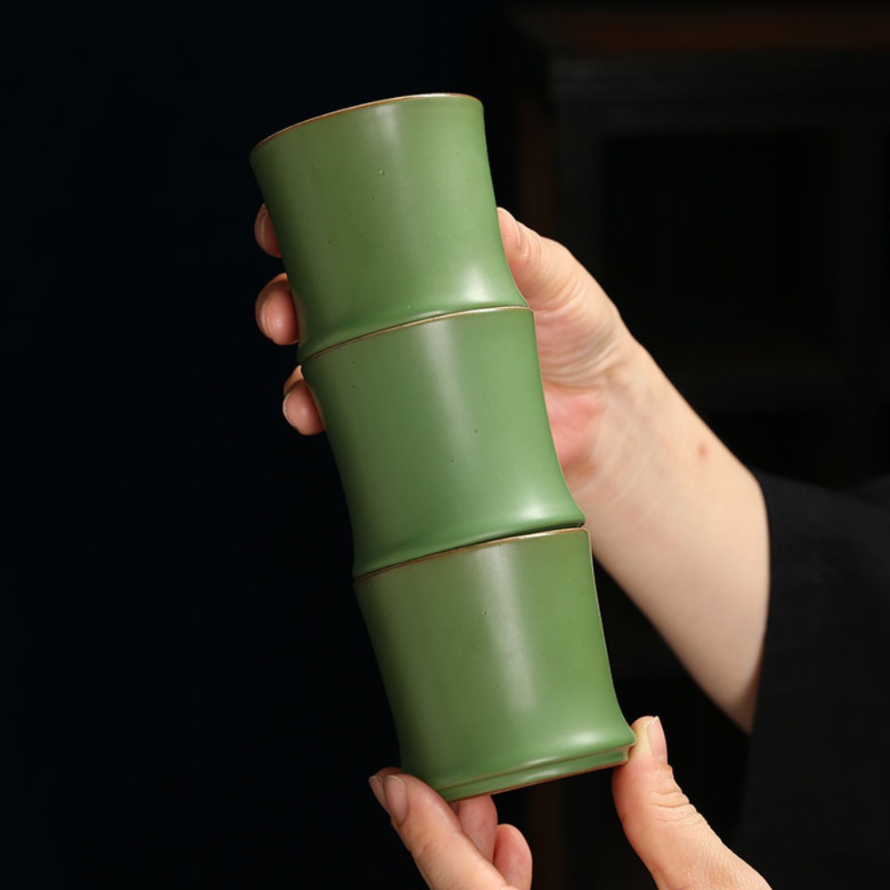 3pcs Master Cup Ceramic Bamboo – Gongfu Tea Set recenzja i cena