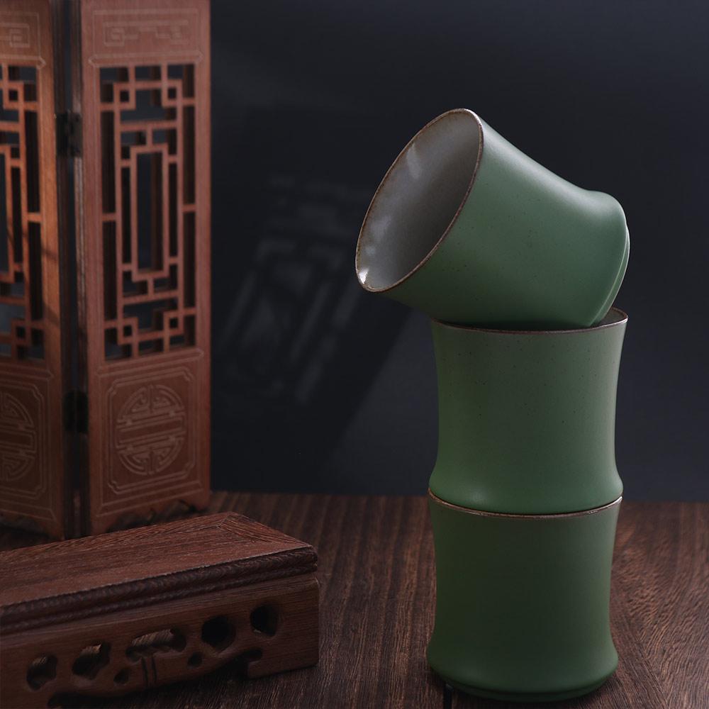 3pcs Master Cup Ceramic Bamboo – Gongfu Tea Set recenzja i cena
