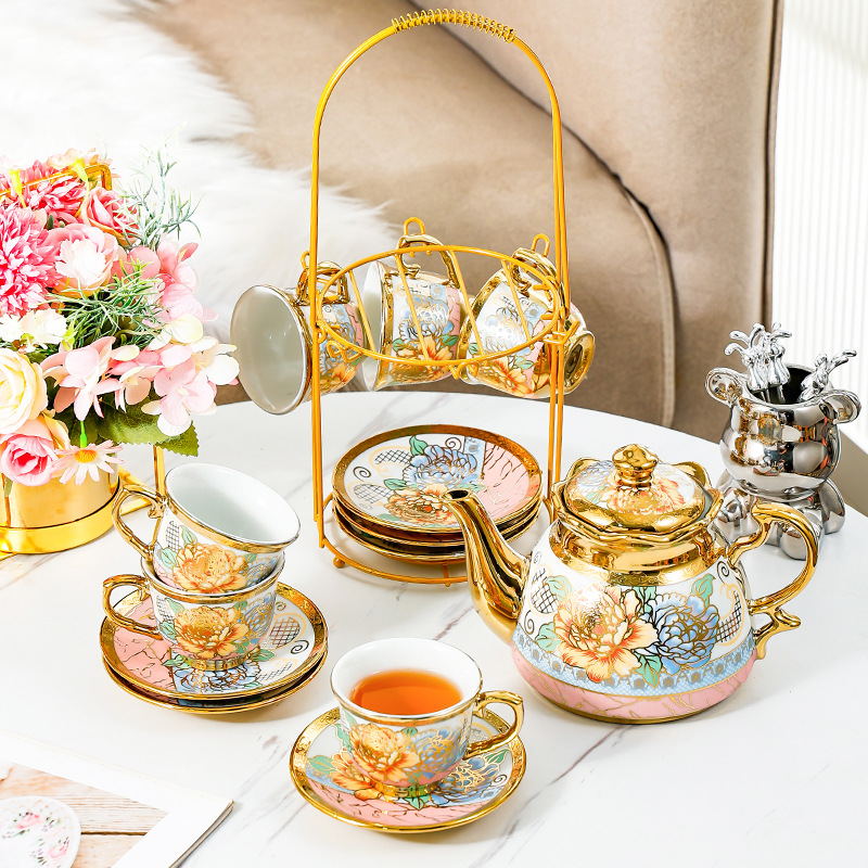 14 Piece Set Household Europea – Coffee Tea English recenzja i cena